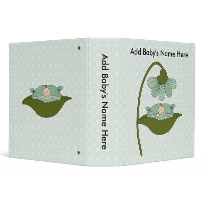 Baby Pea's 1st Year 2" (Add Baby's Name) Binders by ArmyMomCreations