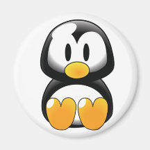 Baby_penguin Refrigerator Magnets