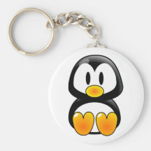 baby penguin tux key chains