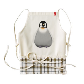 Baby Penguin Zazzle HEART Apron