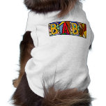 BABY ~ PERSONALIZED BGLETTERS ~ PET-WARE FOR DOGS! DOGGIE TEE SHIRT