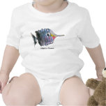 Baby Personalized Infant Butterfly Fish Onesie Bodysuit