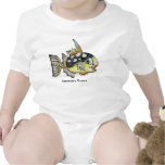 Baby Personalized Infant Trigger Fish Onesie t-shirts