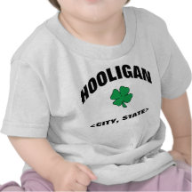 Baby Personalized Irish Hooligan T-Shirt