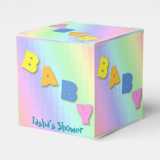 BABY Personalized Shower Favor Boxes
