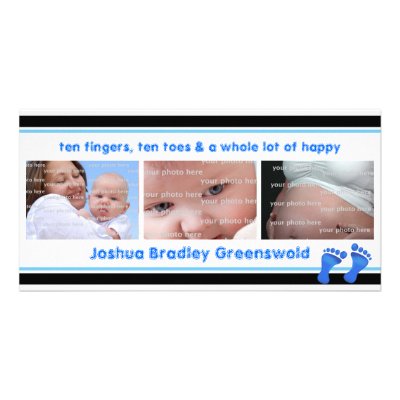 Baby Photo Card by ideapony