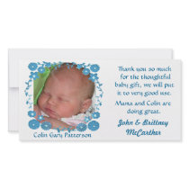 Baby photo thank you cards photo cards by DizzyDebbie Baby photo thank you cards photo cards