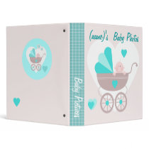 Baby Pictures - Blue 3 Ring Binders