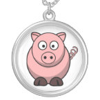 Baby Pig Cartoon Necklace necklace