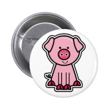 Baby Pig Sticker Pins