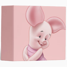 Baby Piglet Vinyl Binder