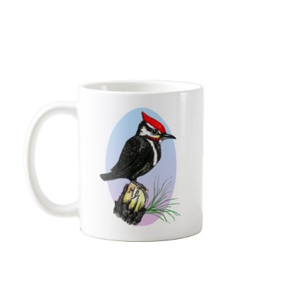 Baby Pileated Woodpecker Mug by natures_edge