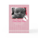 Baby Pink Birth Announcement -- Customize cards