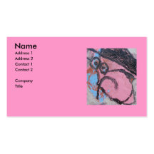 BABY PINK BUSINESS CARD TEMPLATE