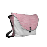 Baby Pink Clover Design Rickshaw Messenger Bag messenger bags