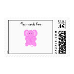 Baby pink elephant stamps