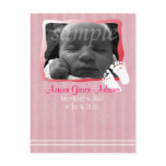 Baby Pink Frame Postcard -- Customize Baby Pink Frame Postcard -- Customize