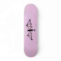 Baby Pink Funny Little Bat skateboards