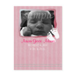 Baby Pink Glitter Frame Postcard -- Customize Baby Pink Glitter Frame Postcard -- Customize