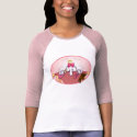 Baby Pink Kilroy 3/4 Sleeve Raglan T-Shirt by kilroyworld Baby Pink Kilroy 3/4 Sleeve Raglan T-Shirt