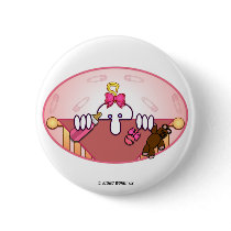 Baby Pink Kilroy Button by kilroyworld Baby Pink Kilroy Button