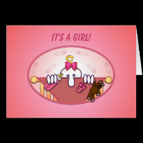 Baby Pink Kilroy Card by kilroyworld Baby Pink Kilroy Card