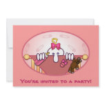Baby Pink Kilroy Invitations