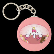 Baby Pink  Kilroy Keychain