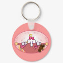 Baby Pink  Kilroy Keychain