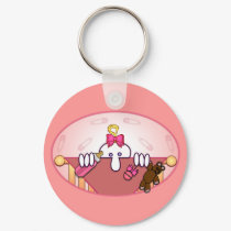 Baby Pink  Kilroy Keychain