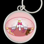 Baby Pink Kilroy Keychain