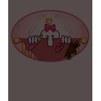 Baby Pink Kilroy Ladies Twofer Sheer t-shirts
