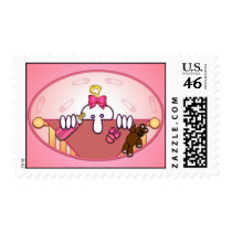 Baby Pink Kilroy Postage postage