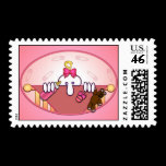 Baby Pink Kilroy Postage postage