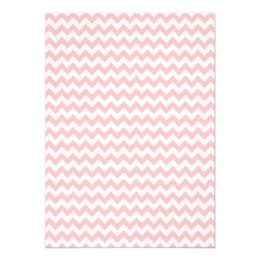 Baby Pink, Light Pink Chevron Stripes; Chalk Announcement