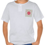 Baby Pink Pastel Mint Green Blue Stripes Circle Tee Shirt