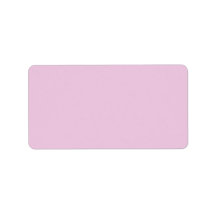 Baby pink personalized address labels