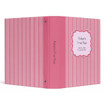 Baby Pink Scrapbook Binder binders