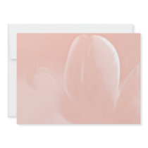 Baby pink Tulip, template Baptism Christening Invites