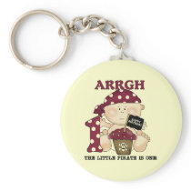 Baby Pirate 1st Birthday Tshirts and Gifts Key Chains