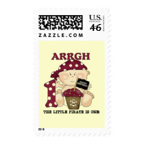 Baby Pirate 1st Birthday Tshirts and Gifts Stamp