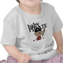 Baby Pirate African American Boy tshirts and Gifts shirt