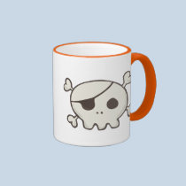 Baby Pirate Skull And Crossbones Mug mugs