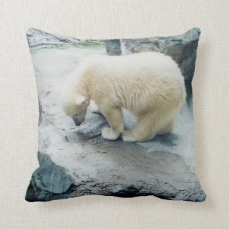 Baby Polar bear Cub Pillow