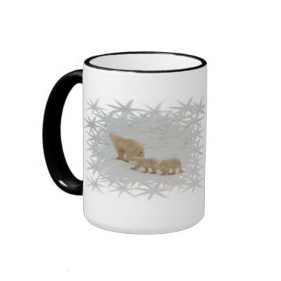 Baby polar bear mug by churchto12