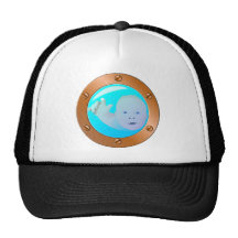 baby porthole mesh hats