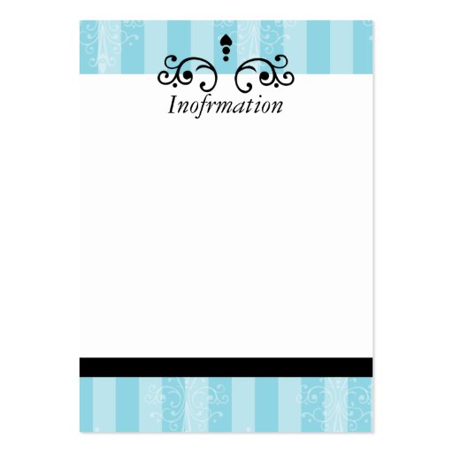 Baby Powder Business Card Template (back side)