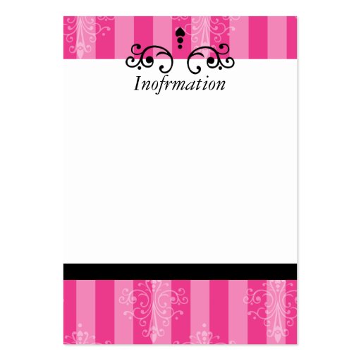 Baby Powder Pink Business Cards (back side)