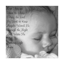 Baby Prayer Canvas Prints