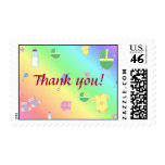 Baby Print Thank You Postage